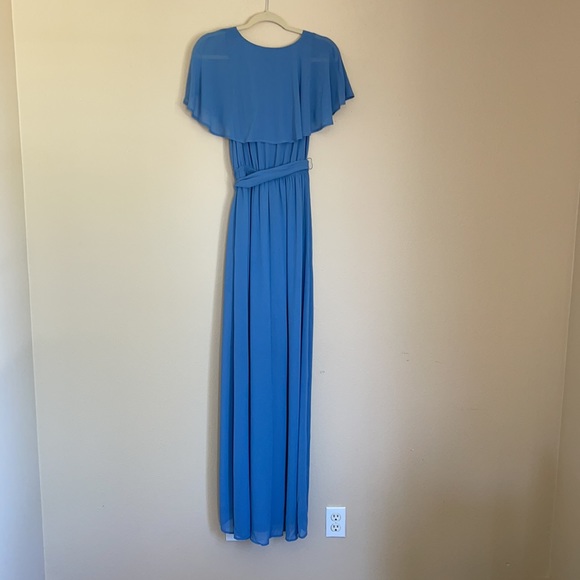 Show me your MuMu blue ruffle maxi dress - Picture 11 of 12
